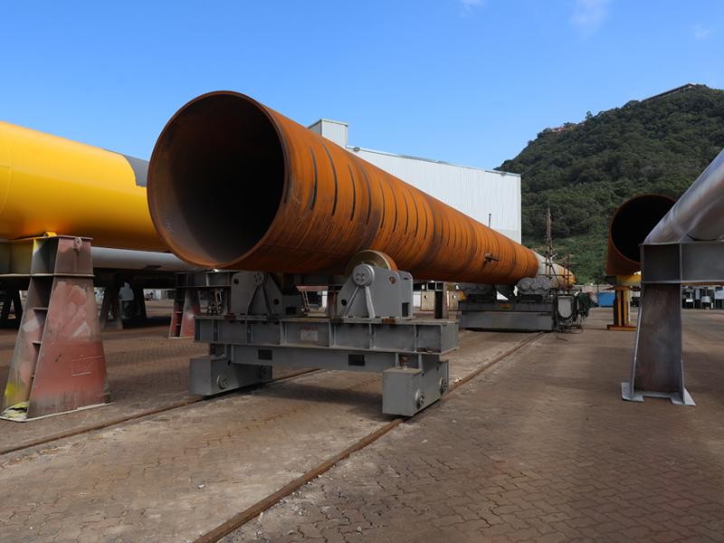 wind power skirt piles